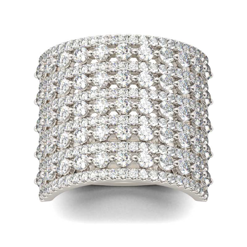 Jeulia Bold Sterling Silver Cocktail Ring