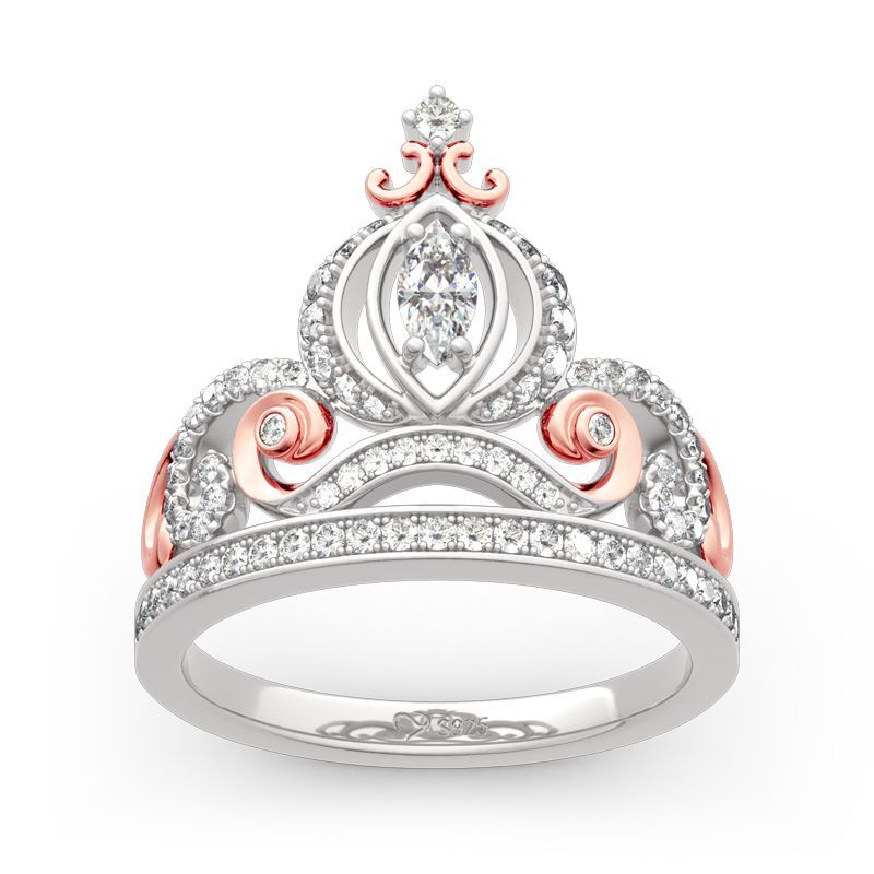 Jeulia "Cinderella's Dream" Pumpkin Carriage Sterling Silver Jewelry Set