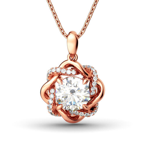 Jeulia Knot of Love Necklace - Jeulia Jewelry