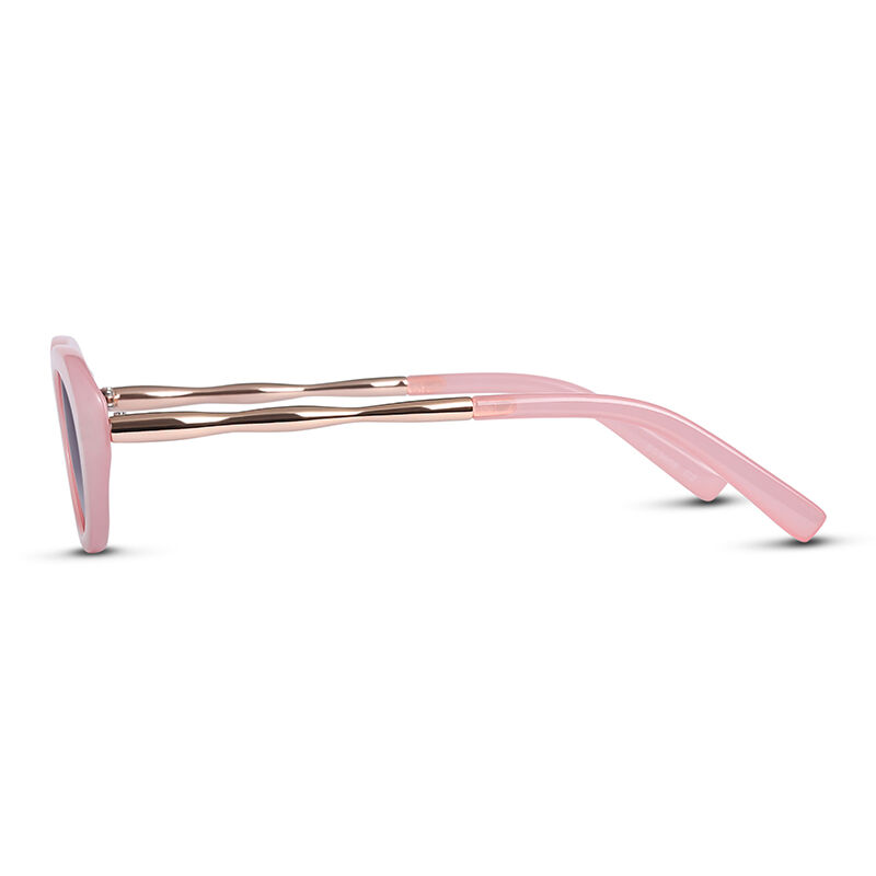 جوليا نظارة شمسية بيضاوية باللون الوردي الرمادي للنساء