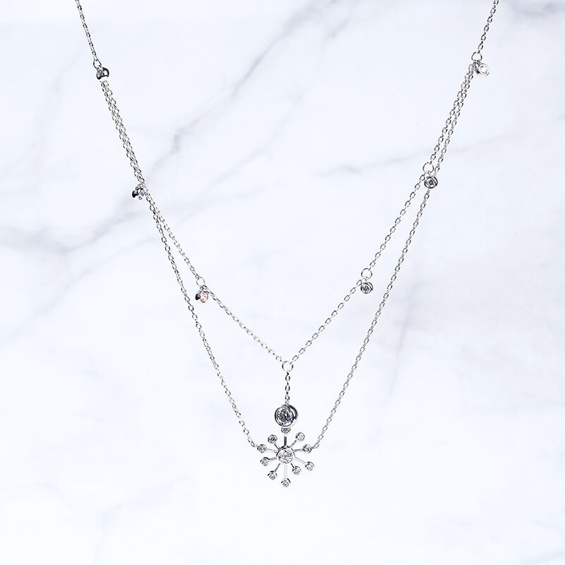 Jeulia Dandelion Sterling Silver Jewelry Set
