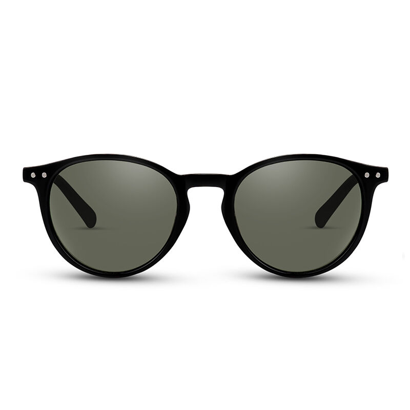 جوليا نظارة شمسية دائرية سوداء أو خضراء للجنسين