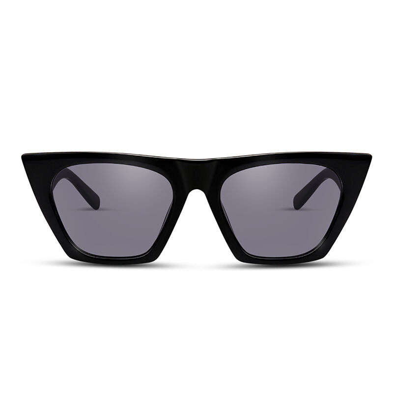 Jeulia "Eyeteeth" Cat Eye Black/Grey Women's Sunglasses