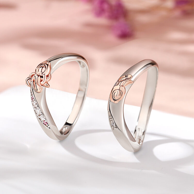 Jeulia ”Little Monsters” parringar med oregelbunden design Sterling Silver