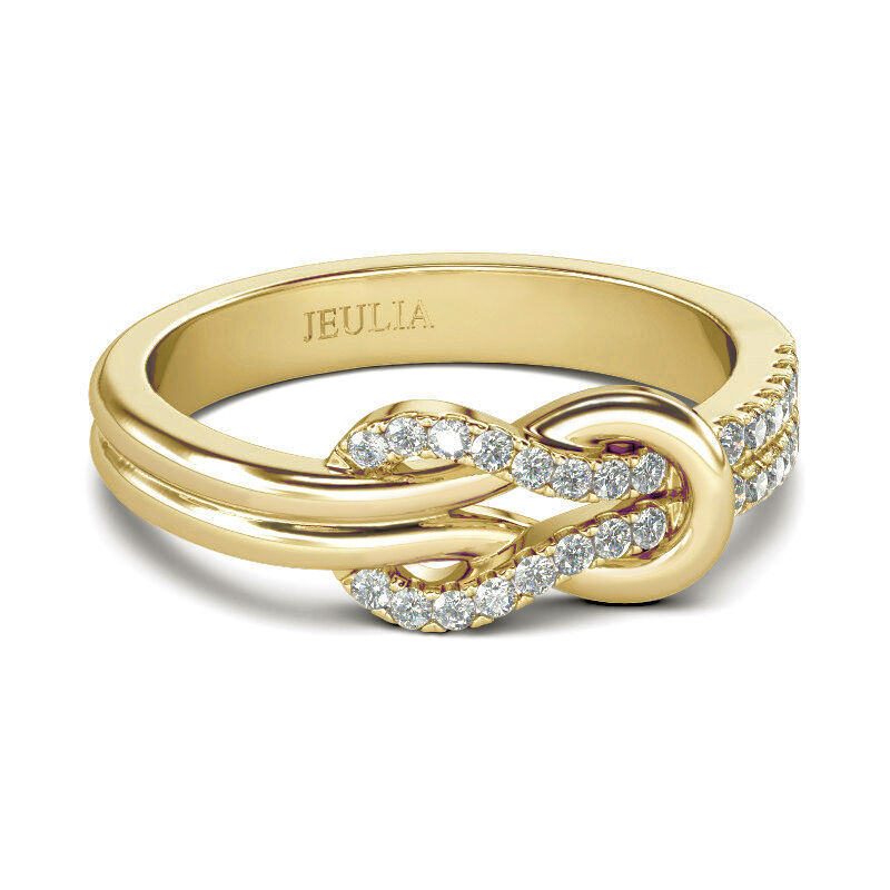 Jeulia Infinity Love Sterling Silver Jewelry Set