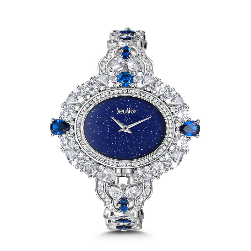 Jeulia "Blue Legend" Lapis Lazuli Quartz Women's Watch