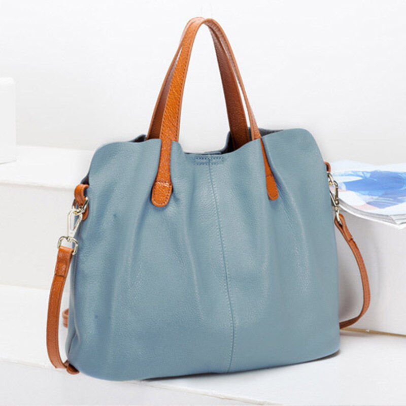 Jeulia Leather Top Handle Satchel Tote Handbags