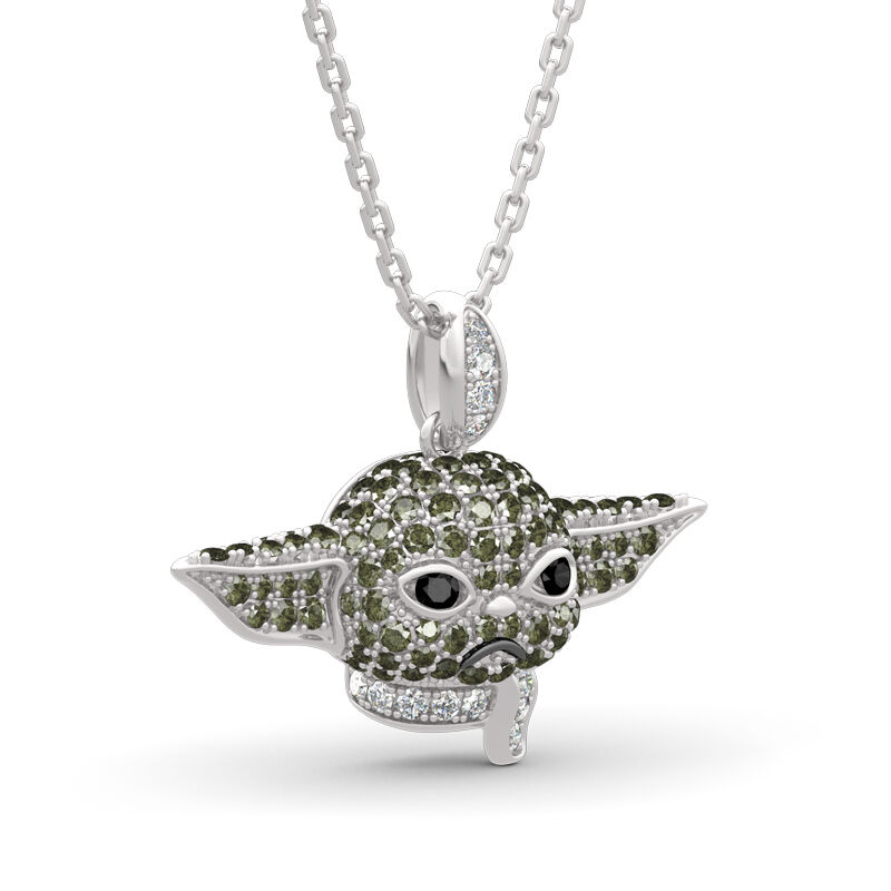 Jeulia "Baby Master" Sterling Silver Necklace