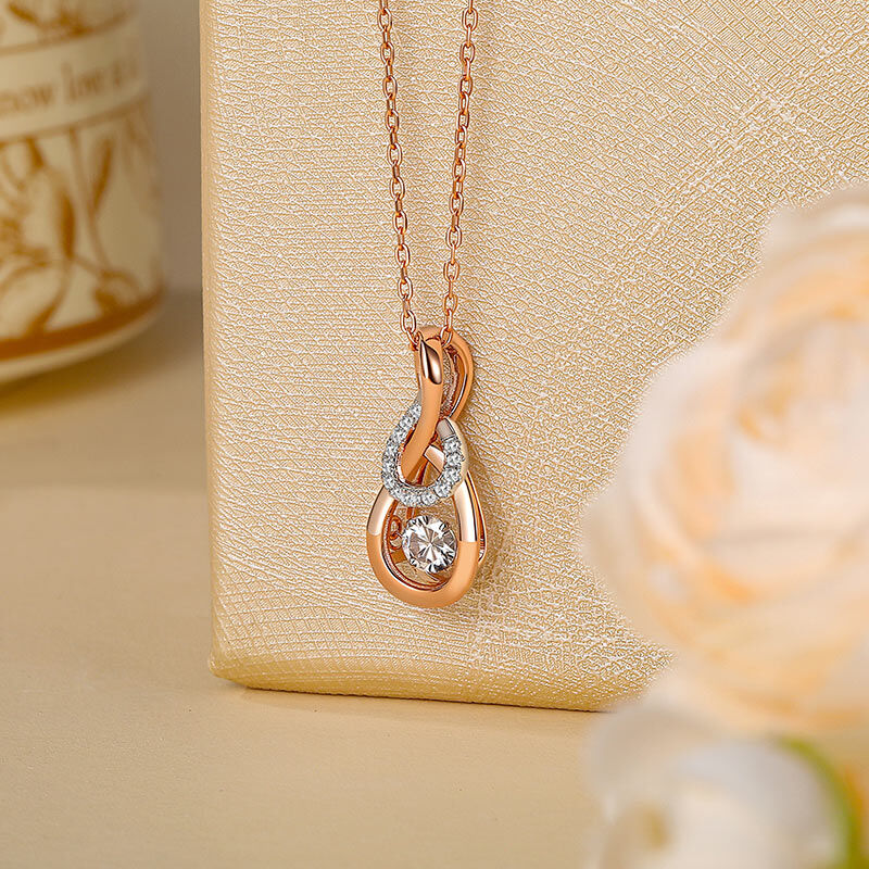 Jeulia Anpassad Infinity Dans Födelsestenhalsband