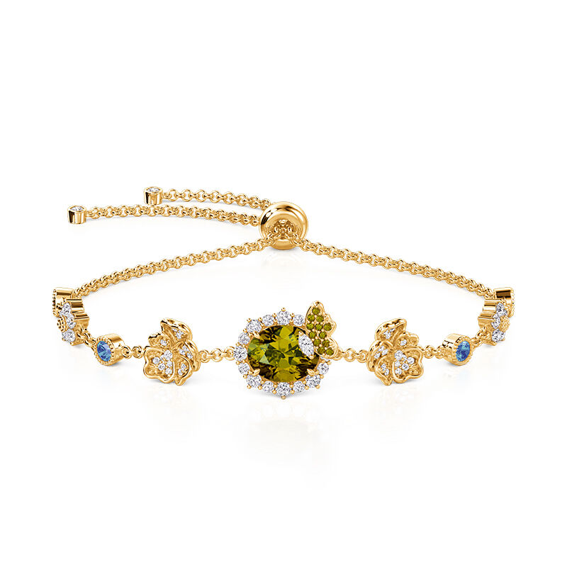Jeulia Midsummer Night Fjärilsblomma Armband