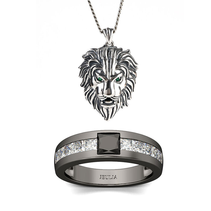 Jeulia "Luminous Romance" Sterling Silver Jewelry Set