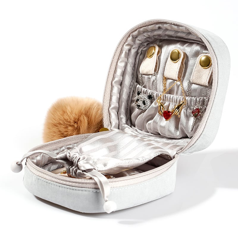 Jeulia "Star & Moon" Cloth Jewelry Storage Box