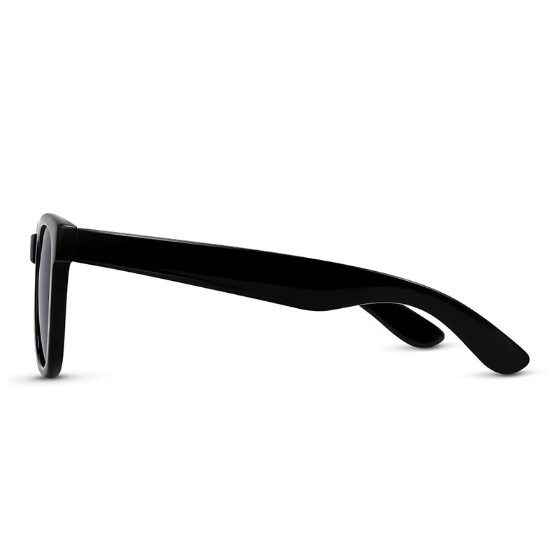 Jeulia "On the Run"  Kwadratowe czarno-szare spolaryzowane okulary przeciwsłoneczne unisex