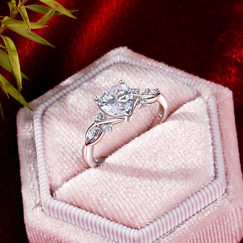 Jeulia Bague Cœur Infini Classique Personnalisée