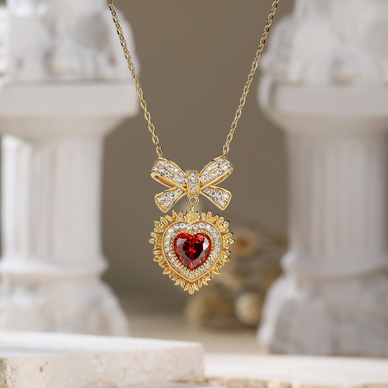 Jeulia "Radiant Love" Sterling Silver Jewelry Set