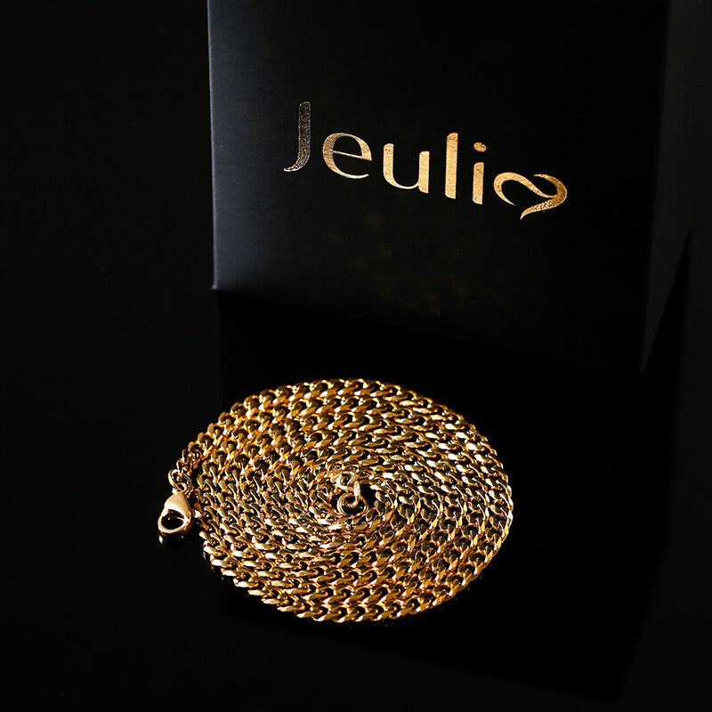 Jeulia Fashion Titanium Steel Men's Necklace