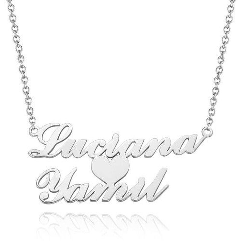 Jeulia "Always Remember" Personalized Name Necklace
