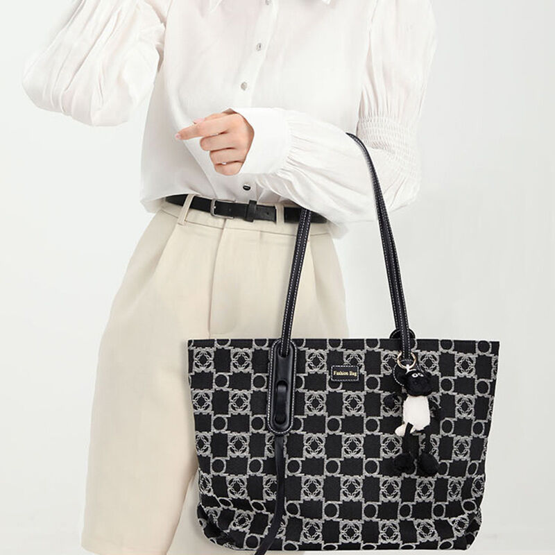 Jeulia Monogram Oversized Tote Bag Shopping Bag Grote Handtas