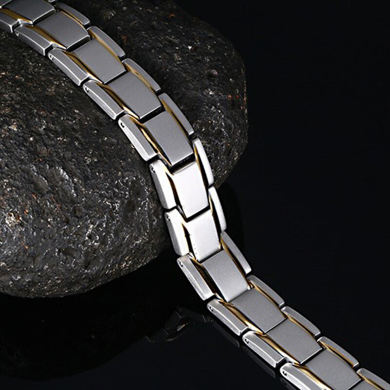 Jeulia Magnetic Men's Bracelet in Titanium Steel（21cm）
