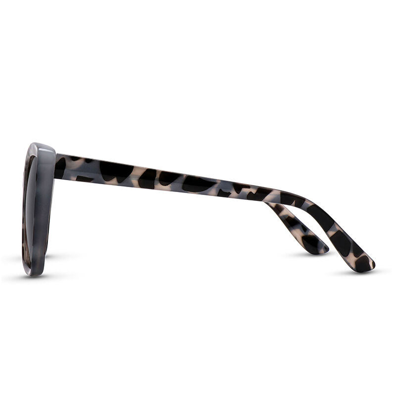 Jeulia "Rockstar" Cat Eye Black Tortoise Polarized Unisex Sunglasses