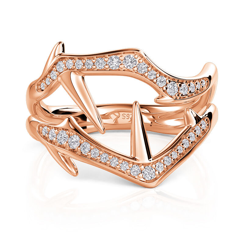 Jeulia x Leyla "Thorn Wilderness" Herring i Roséguld