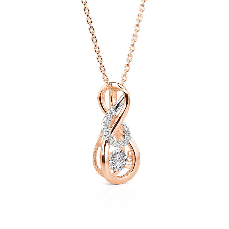 Jeulia Anpassad Infinity Dans Födelsestenhalsband