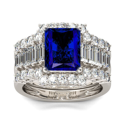 Jeulia 3PC Radiant Cut Sterling Silver Ring Set Jeulia .za