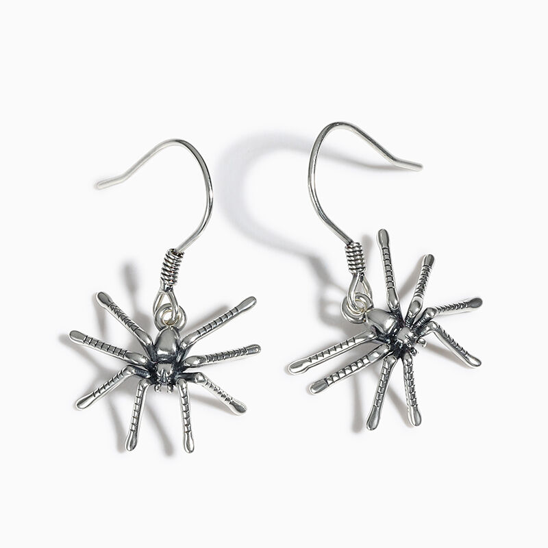 Jeulia Spider Design Sterling Silver Earrings