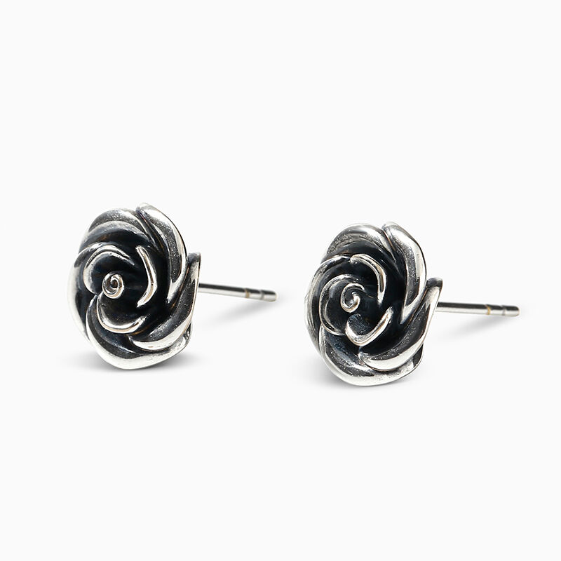 Jeulia "Love in Bloom" Floral Sterling Silver Earrings