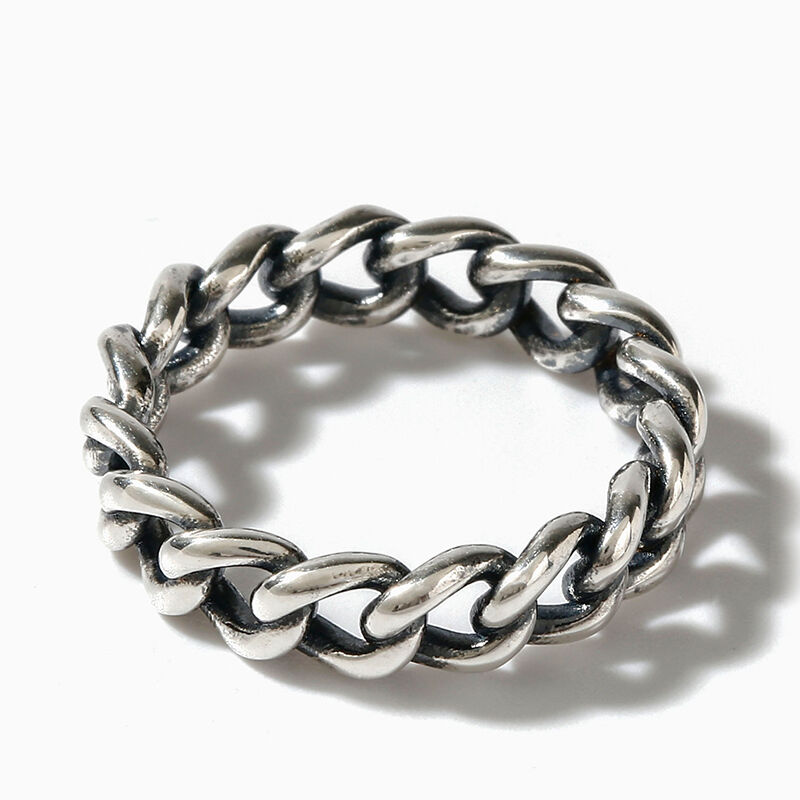 Jeulia "Link Chain" Sterling Silver Band