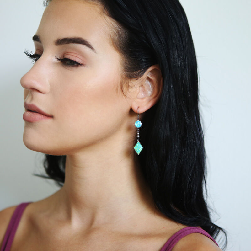 Jeulia Magic Moment Opal Earrings