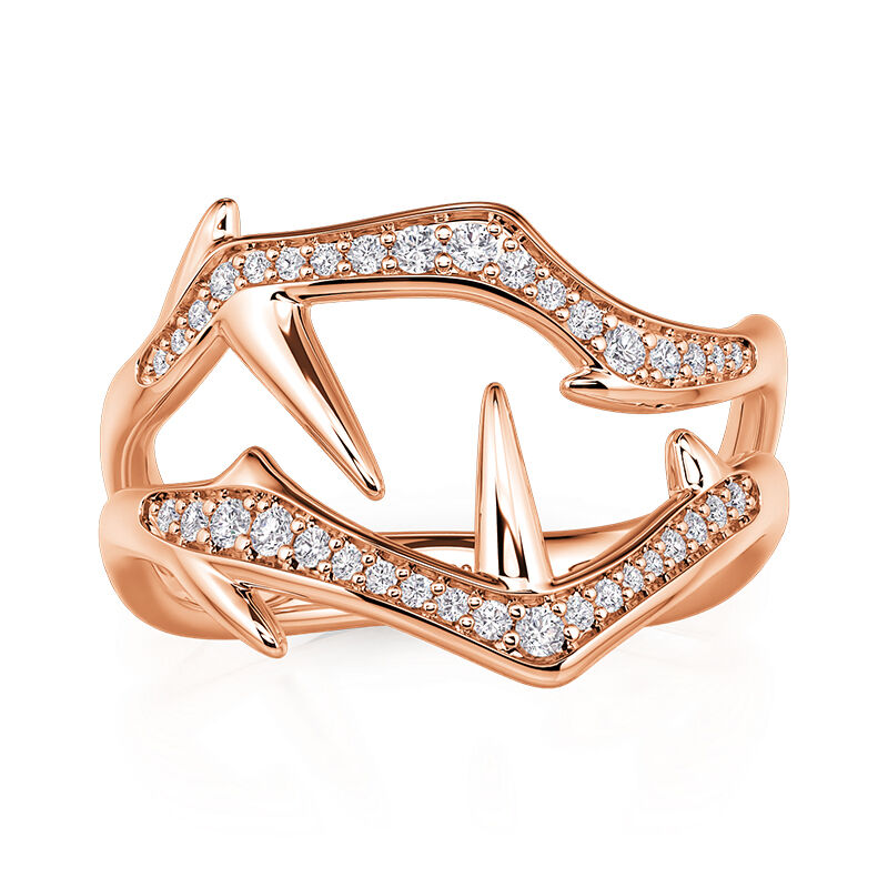 Jeulia x Leyla "Thorn Wilderness" Herring i Roséguld