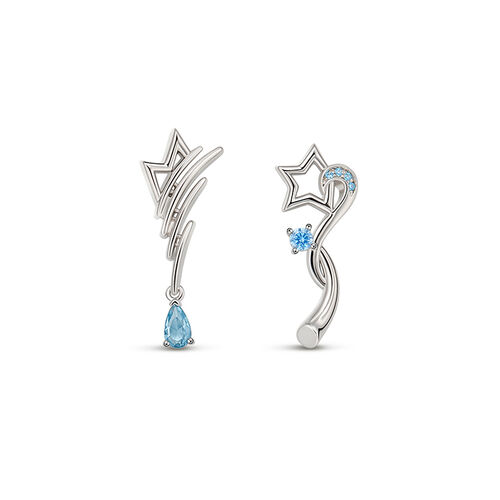 Jeulia "Memory of the Stars" Sterling Silver Earrings