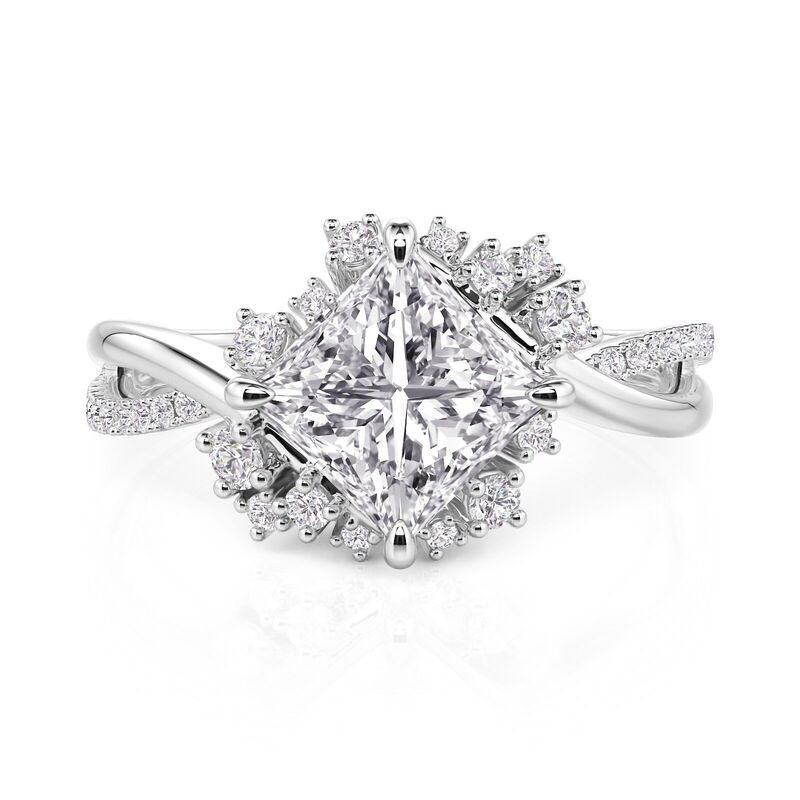 Jeulia Olivetta Bague de Fiançailles Princesse Torcée