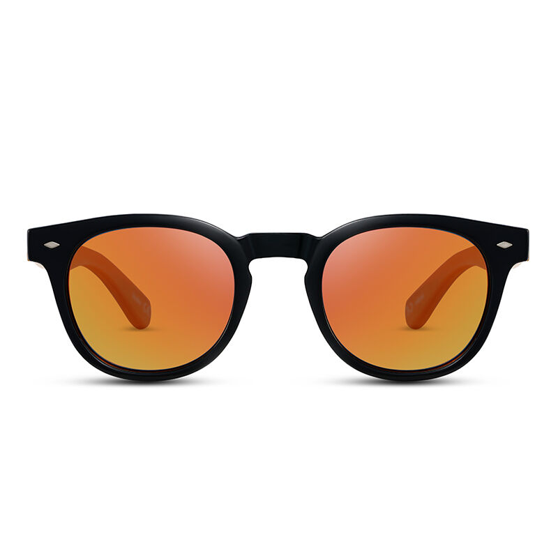 جوليا نظارة شمسية المستقطبة دائرية حمراء للجنسين