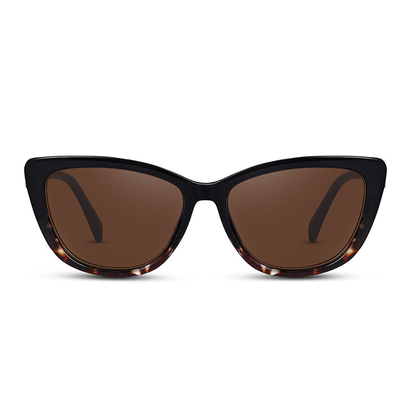 Jeulia "Trend Bomb" Cat Eye Brown Unisex Sunglasses