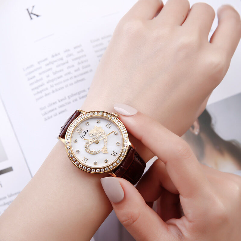 Jeulia "Figlia Del Mare" Orologio Da Donna Con Sirena Di Moda