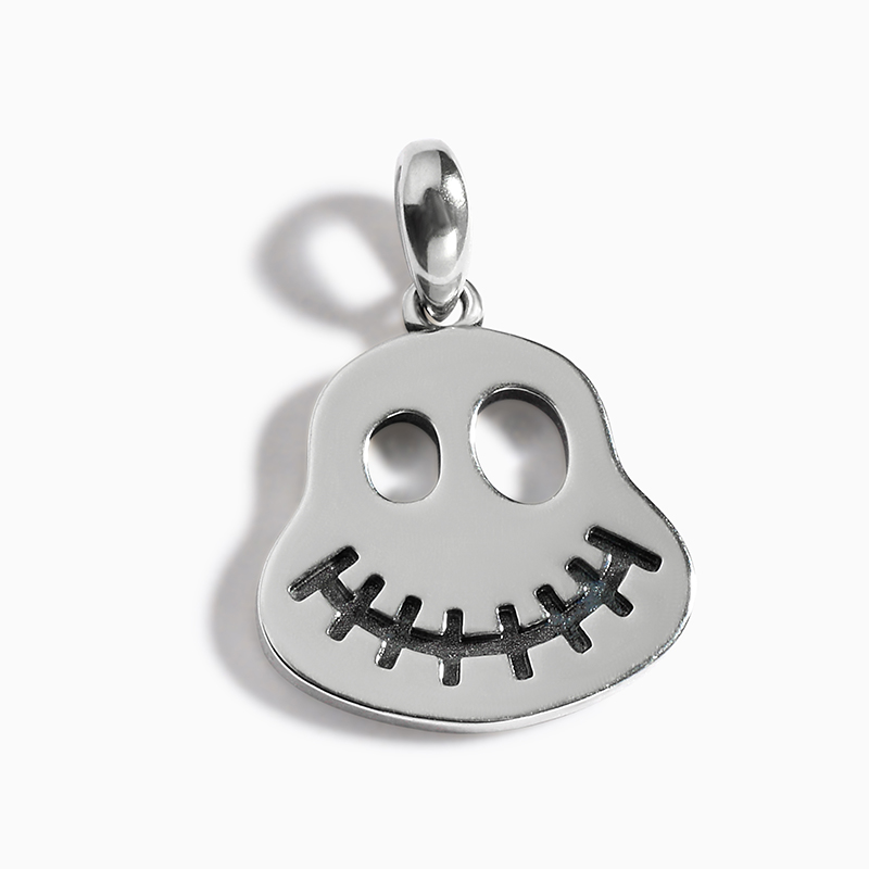 Jeulia "Cute Skull" Sterling Silver Charm