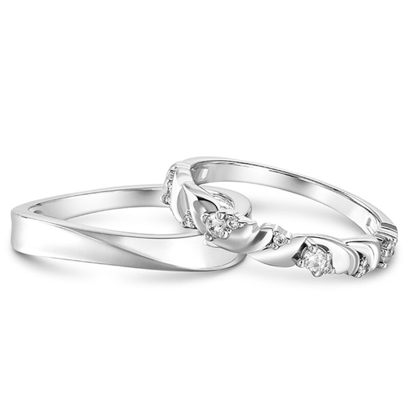 Jeulia "Sweetheart" Parringar i Sterling Silver