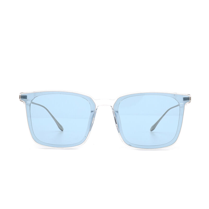 جوليا نظارة شمسية نسائية مربعة زرقاء