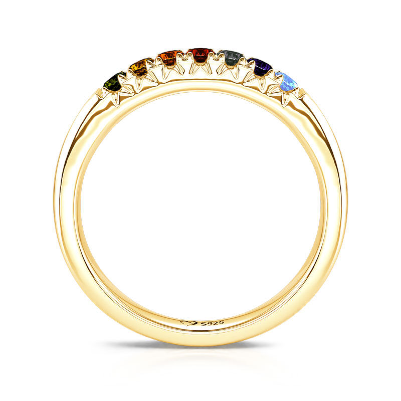King Ring 6mm Multicolor Ring – Spectacular Super Polished
