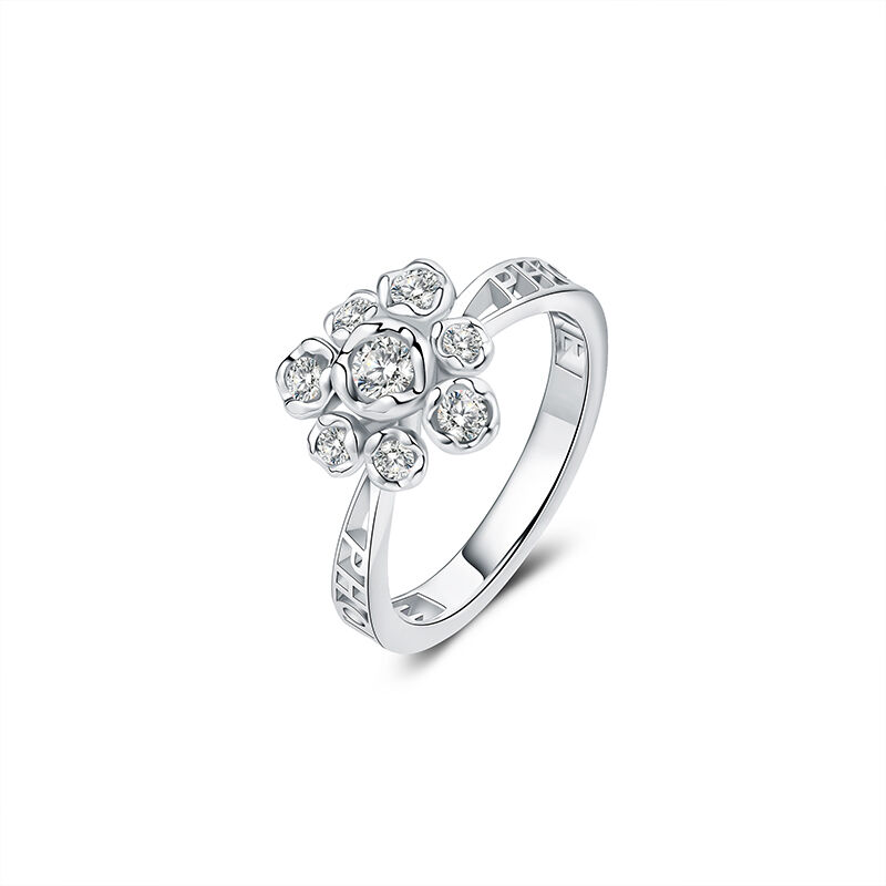 Jeulia "Sweetheart" Personalisierter Sterling Silber Ring