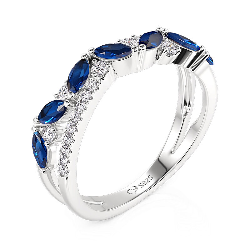 Jeulia Olivetta Bague de Mariage Éternité Classique Torcée