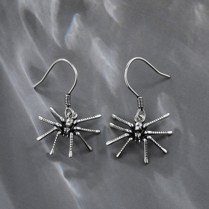 Jeulia Spider Design Sterling Silver Earrings