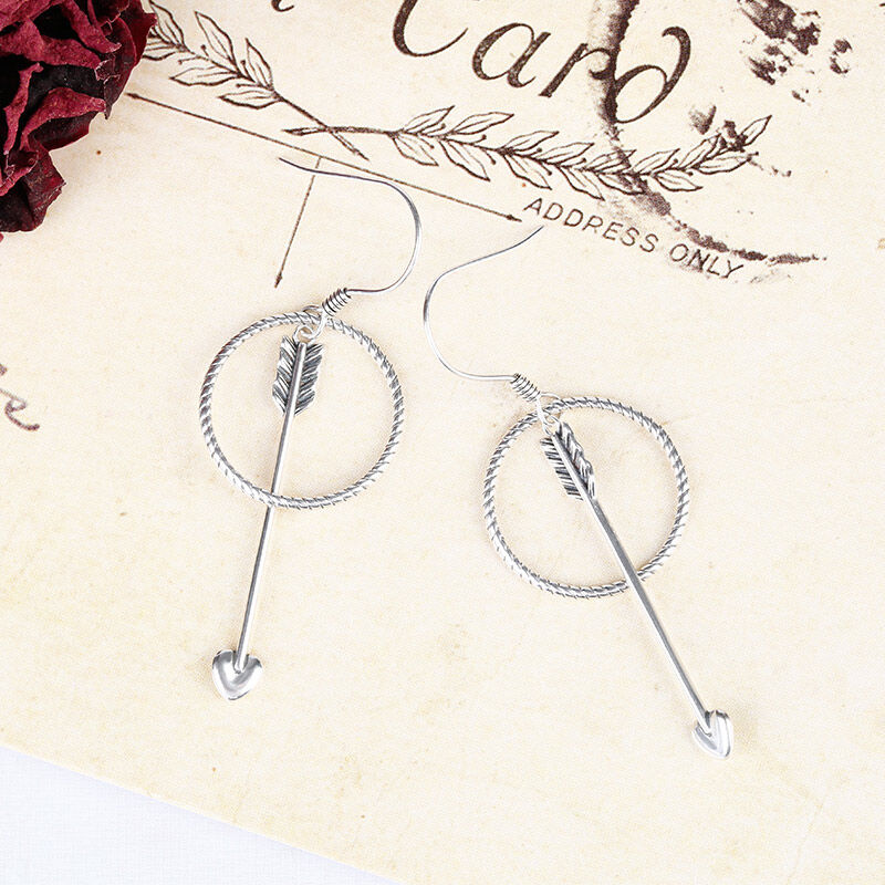 Jeulia Cupid's Arrow Earrings