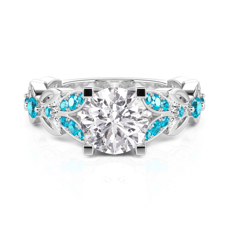 Jeulia Bague Papillon en Argent Sterling Coupe Ronde