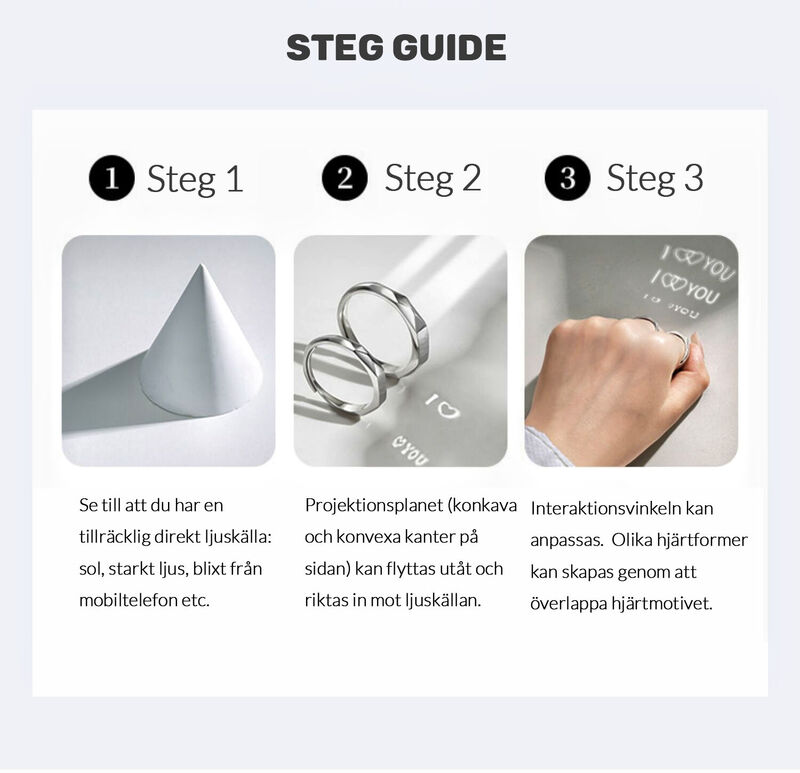 Jeulia Enkel "Kärleksprojektion" par Vigselringar Set Sterling Silver