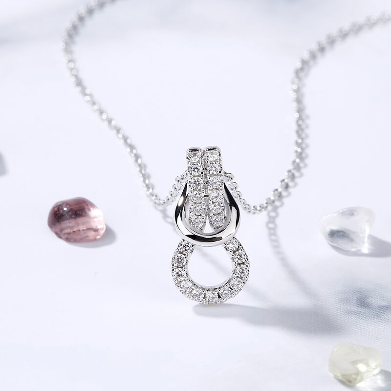 Jeulia Infinity Love Sterling Silver Jewelry Set