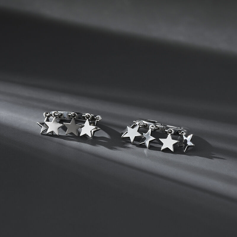 Jeulia "A Cluster of Stars" Sterling Silver Earrings