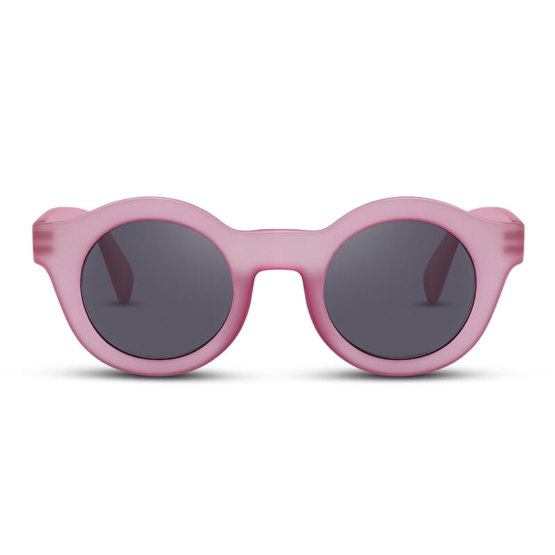 جوليا نظارة شمسية مستديرة صغيرة باللون الوردي والرمادي للنساء